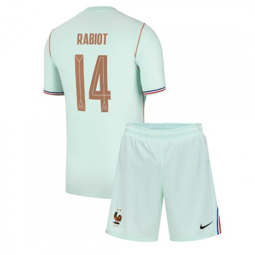 Frankrig Adrien Rabiot #14 Udebane Trøje Børn VM 2026 Kortærmet (+ Korte bukser)